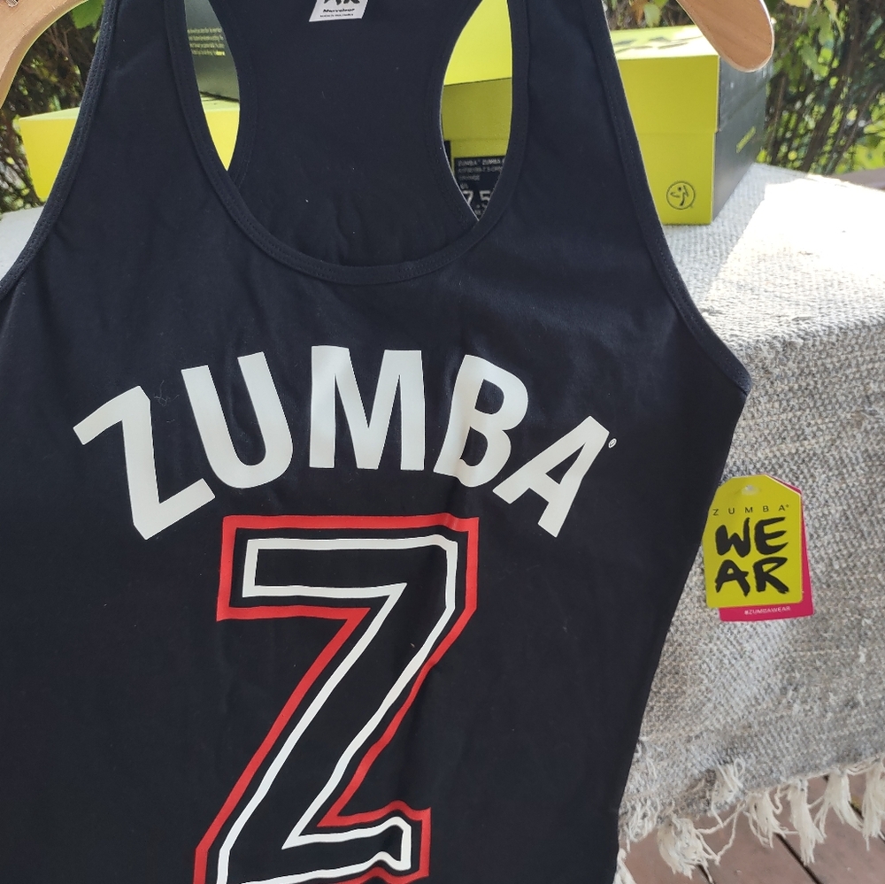 Zumbawear New with tags, Black T-back tank top